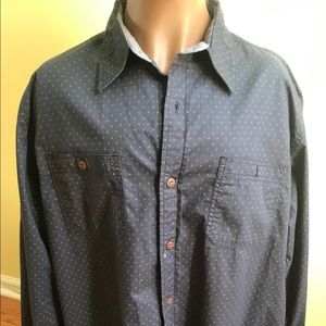 Men’s large Blue Weatherproof Dress shirt
